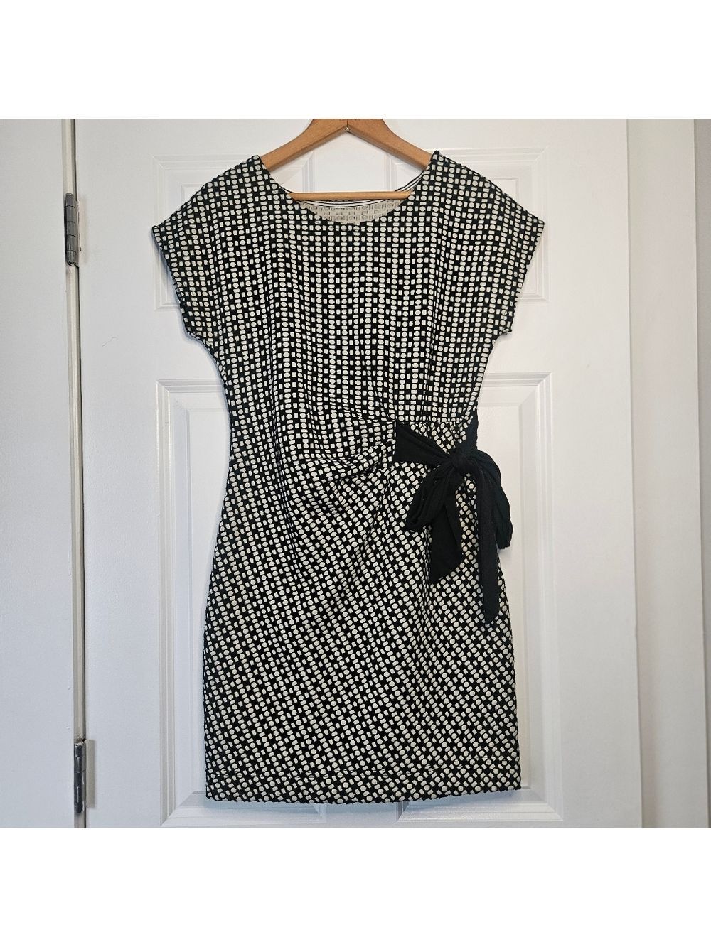 Anthropologie Saturday Sunday Isabel Side Bow Tie Knit Winter Dress XS - Picture 3 of 7
